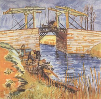 Vincent Van Gogh The Langlois Bridge at Arles (nn04) oil painting image